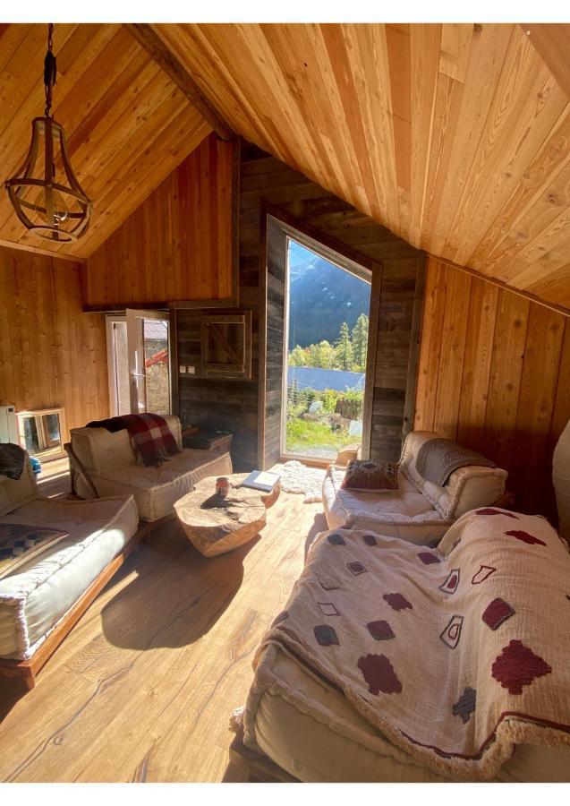 Mon Roc - Maison De Montagne Atypique Avec Vue La Grave Exterior foto